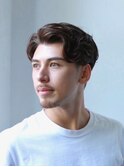 神保町スペインカールブルーブラック爽やかスパイキーショート