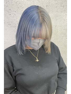スライバイリアオオサカ(Sly By Ria OSAKA) ツートンカラー/ケアブリーチ【梅田】【大阪】