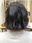忙しくて時間がない方に！外ハネボブパーマ