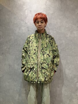 ノア(noa) オレンジブラウンショート