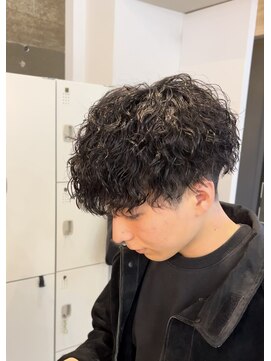 メンズギフト(men's GIFT) 刈り上げツーブロックツイストスパイラルパーマメンズマッシュ