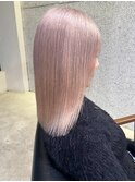 ブリーチカラーホワイトピンク[倉敷][岡山][岡山美容室]