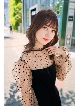 クム(kumu) 【kumu】 ミディアム/顔周りカット/おくれ毛レイヤー/栄/名古屋