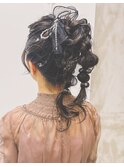 発表会ヘアセット