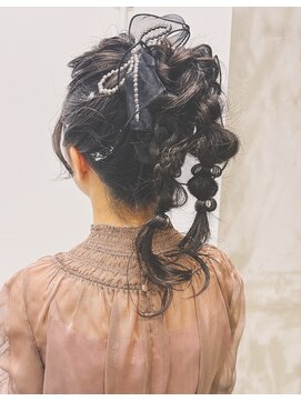 ニイ(nii.) 発表会ヘアセット