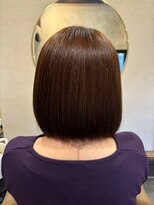 穀雨(Kokuu)&nbsp;大人シアーベージュミニウルフボブミディアムレイヤー