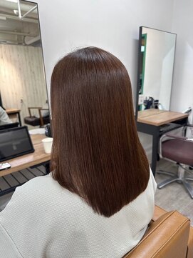 リンクス 久喜(LINKTH) 髪質改善ストレート/黒髪/ネビージュ/小顔/ワンレン