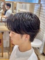 レーヴ(Reve) 目黒/品川 スペインカールブルーブラックフェザーパーマ