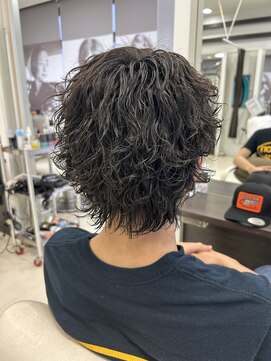 プランタン フォー ヘアー(printemps FOR HAIR) センターパートウルフ/ツイストスパイラル