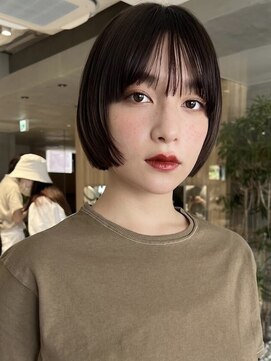 ミンクス ギンザ セントラル(MINX ginza central) 前上がりミニボブ