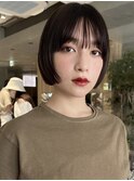 前上がりミニボブ