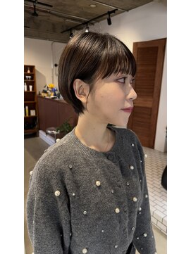 ハー(her) マッシュショート×ベージュ｜her都立大学