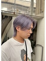 ブレス(bless) 韓国風メンズヘア/ラベンダーシルバー
