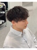 マッシュシャドウパーマ