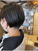縮毛矯正×刈り上げショート