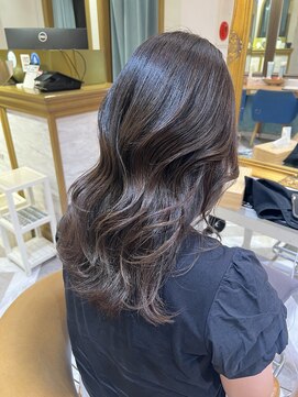 ロンドアベニール 北千住(Lond avenir) くびれヘア/顔周り/韓国/レイヤーカット/黒髪/ミディアム北千住