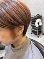 シンミシエル 京都北野白梅町(shinmiciel) ナチュラルショート前髪ありイメチェン30代40代50代60代ショート