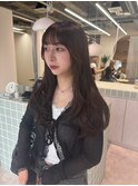 韓国レイヤーカット/ココアブラウン/髪質改善トリートメント