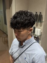 アレアル 広島並木通り店(ALEAR)&nbsp;スペインカール/メンズパーマ/メンズマッシュ/前下がり