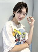 ハンサムショート/マッシュショート/ボブ/ショートカット/銀座