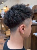 刈り上げ ツーブロック スパイキーショート 短髪 &nbsp;メンズカット
