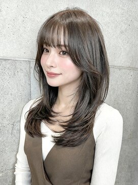 アトリア 横浜(Atria) 顔周りレイヤー/韓国ヘア/前髪カット/ロング