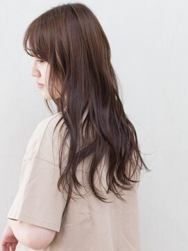 シキサロン 仙台(siki.salon) 仙台/髪質改善/ショコラピンク×大人巻きなみなみウェーブ