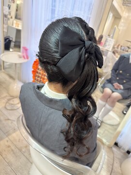 ヘアメイクアンドセットサロン リッコ(Hair make&set salon Ricco) 【梅田】推し活ヘア　サイドテール