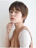 ショート/マッシュショート/透明感カラー／艶カラー