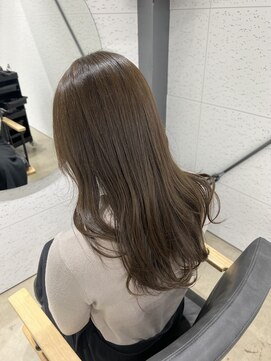 ビーヒアナウ N゜03 金沢駅西店(BE HERE NOW) 髪質改善カラー/オリーブベージュ