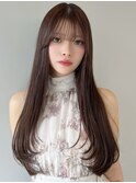 美髪レイヤー/内巻き/小顔カット