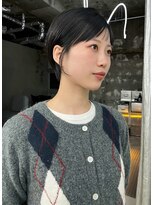 ステップボーンカットオオサカ(STEP BONE CUT OSAKA Via TICK-TOCK)&nbsp;【ステップボーンカット】ミニバング丸みショート
