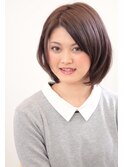 お手入れ簡単シンプル艶ボブ