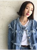 cie hair.オシャレ,波巻き,透明感,ラフ,カジュアル,スタイル