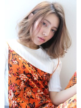 ブラン 天王寺(Blanc) 【Blanc/天王寺】ベージュカラー＿ワンカール＿ボブ★★