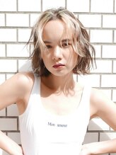 ブロック ジャポン(bloc japon) ソフトウルフボブ×ストリート2トーンカラー