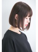 【Euphoria】前下がり　小顔ボブ 黒髪