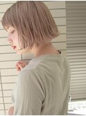 ミルクティーカラー ダブルカラー 外ハネ ☆