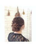 お呼ばれヘアセット