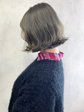 アイティー バイ アルバム 浦和店(IT by ALBUM) ウェーブボブ_ココアブラウンフリンジウェーブ_ba277762