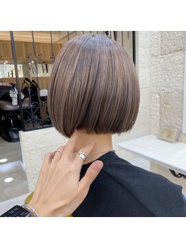 ティンク 天神(Tink) Masaki担当 ミニボブ×バレイヤージュ