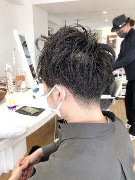 ヘッズ 本八幡店(HEADS) MEN'S HAIR  センターパート　サイドパート　韓国マッシュ