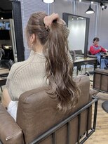 インナーカラー　デザインカラー　ケアブリーチ　ハイライト