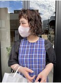 前髪がcuteなボブパーマ / 井上