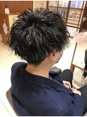 【ツイスト波巻きパーマ】