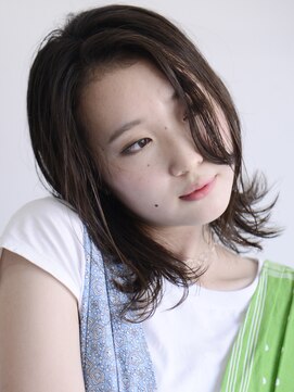 ロアー ヘアー リンク 葛西駅前店(RAWR hair link) 【RAWR】ゆるウェーブ_艶カラー