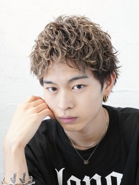 フィフス 原宿(fifth) スパイキーショートパーマメンズツイストスパイラルパーマ束感