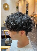 リベルテ グリット(Liberte Grit)&nbsp;マッシュ×波巻きパーマ