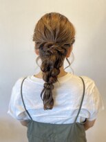 リム(Limb)&nbsp;編み下ろし　せみろんぐ　お呼ばれヘア