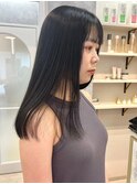 髪質改善カラー 艶カラー ブラウンカラー ミディアム